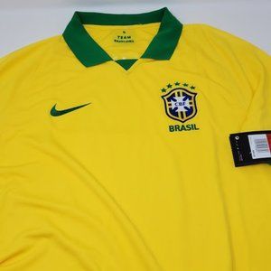 Nike Brazil Home Soccer Jersey 2019-2020 Sz L
